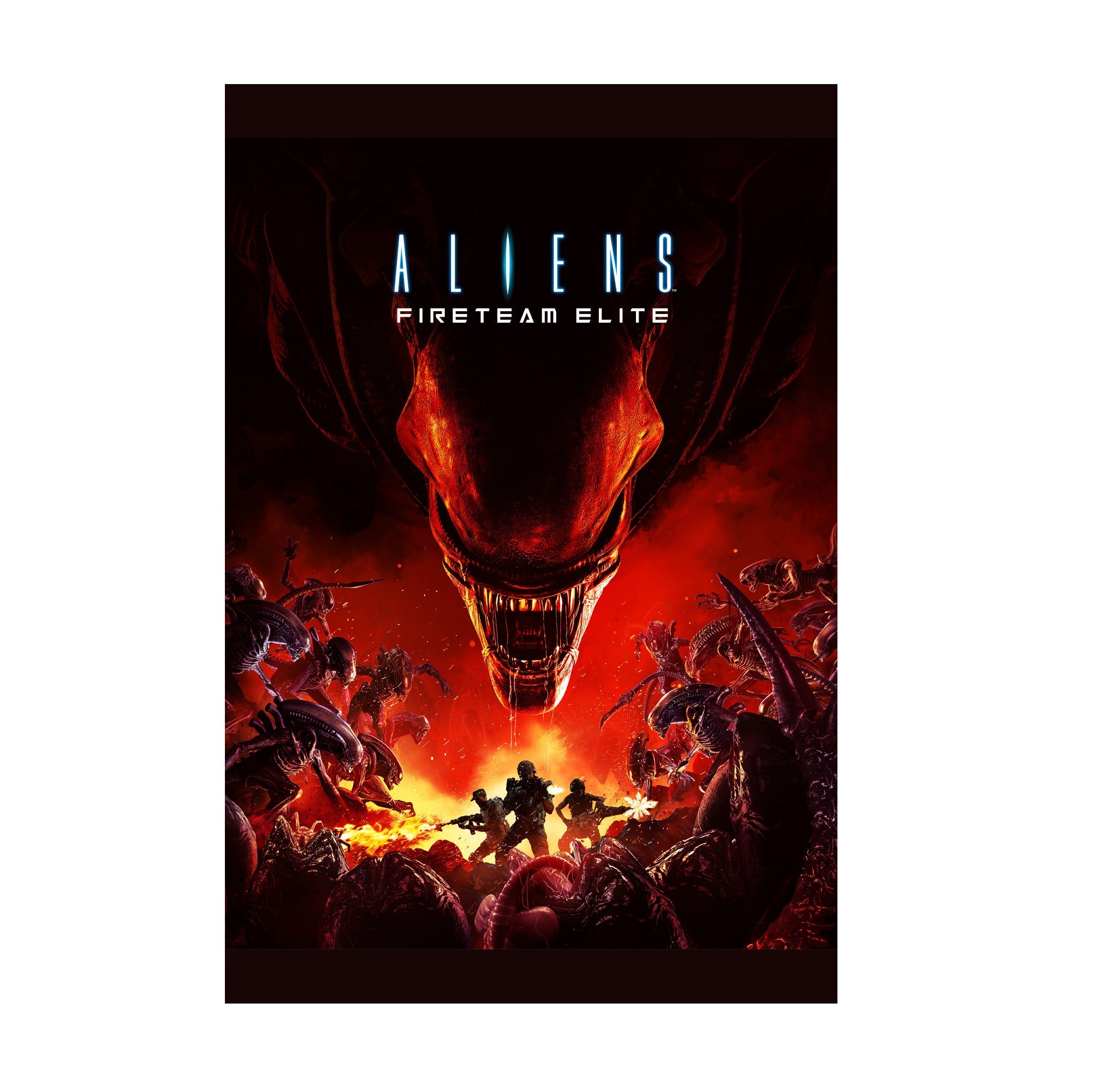 Aliens Fireteam Elite cover art print